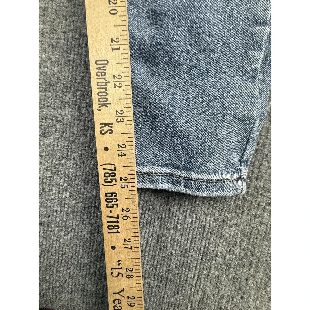 Fashion Nova Jeans Juniors 11/30‎ Medium Wash High Rise Skinny Distressed Denim
